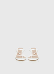The Becka Heels White