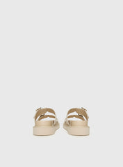 Roxxie Sandals Beige Linen