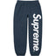 Supreme Vertical Logo Sweatpants – Navy / White
