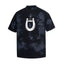 Thug Club Black Tie Dye Horseshoe Patch Oversized T-Shirt, Unisex