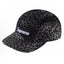Supreme Grey Leopard Print Velvet Box Logo 5-Panel Camp Cap