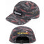 Supreme Red and Black Tiger Stripe Camo 5-Panel Box Logo Camp Cap