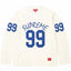 Supreme Number 99 Long Sleeve Top - White / Blue