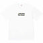 Supreme White Camo Box Logo Cotton Tee