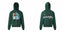 Broken Planet I Love BP Forest Green Zip Hoodie
