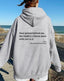 Grey "Dear Person Behind Me" Quote Hoodie
