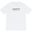 Supreme Minimal Linear Logo White Tee