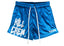 Killcrew Logo Graphic Blue and White Mesh Shorts