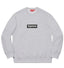 Supreme Box Logo Crewneck – Heather Grey