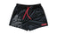 Killcrew Logo Graphic Black and Red Mesh Shorts