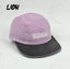 Supreme Purple and Dark Grey Two-Tone Canvas Box Logo 5-Panel Camp Cap