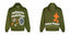 Broken Planet Infinite Realities Olive Green Oversized Graphic Hoodie