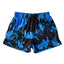 Killcrew Black and Blue Tie-Dye Mesh Shorts