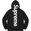 Supreme Vertical Logo Hooded Sweatshirt – Black / White