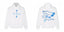 Broken Planet CHMB White Oversized Double Sided Graphic Hoodie