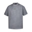 Thug Club Vintage Washed Grey Metal Star Moon Logo Oversized T-Shirt, Unisex