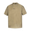 Thug Club Vintage Washed Khaki Metal Star Moon Logo Oversized T-Shirt, Unisex