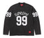 Supreme Crossover L/S Football Top – Black/White