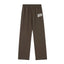 Broken Planet Brown Logo Wide Leg Sweatpants