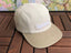 Supreme Off-White and Khaki Two-Tone Canvas Box Logo 5-Panel Camp Cap