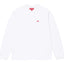 Supreme Small Box L/S Tee – White