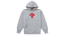 Supreme Cross Box Logo Hoodie Heather Grey (FW20)