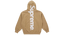 Supreme Satin Applique Hoodie Brown (FW25)
