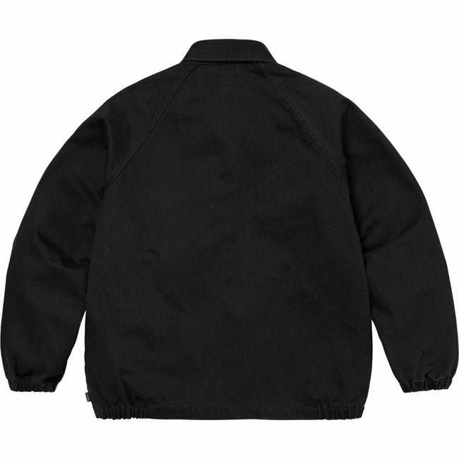 Supreme Arc Logo Black Coaches Jacket Hover Image
