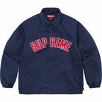 Supreme Arc Logo Navy & Red Coaches Jacket