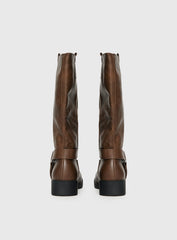 Wrecked Western Boots Brown