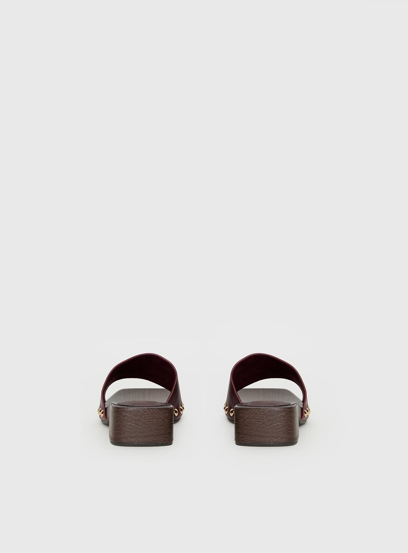 Therapy Zane Stud Detail Sandals Red