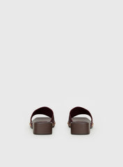 Therapy Zane Stud Detail Sandals Red