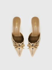 Charisma Pointed Toe Heels Taupe