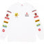 Supreme x SpongeBob SquarePants Castelli Long Sleeve Top - White
