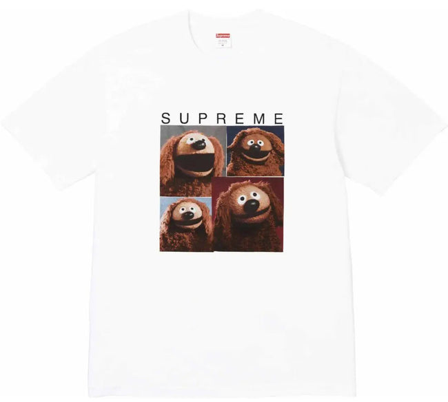 Supreme Rowlf The Dog Printed Cotton Tee – White Hover Image