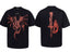 Thug Club Red Dragon & Sword Double Sided Oversized T-Shirt, Unisex