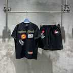 Broken Planet 2053 Graphic Matching Short Set - 2 Colors Available