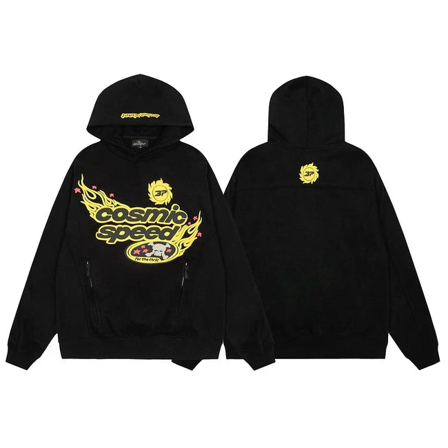 Broken Planet Cosmic Speed Hoodie Sweat Set - Black Main Image