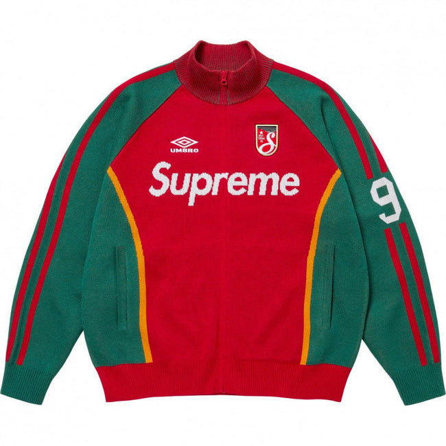 Supreme x Umbro Track Jacket - Red / Green Hover Image