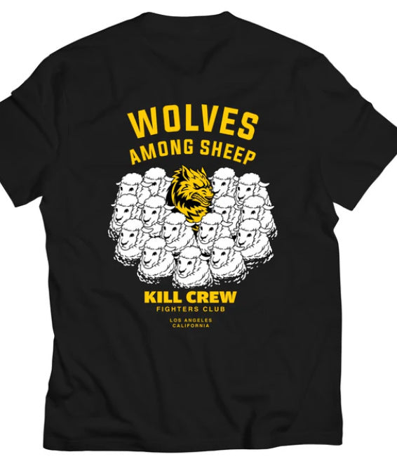 Killcrew Wolves Among Sheep Graphic Black T-Shirt Hover Image