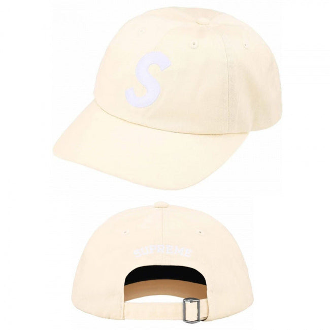 Supreme Natural S Logo 6-Panel Dad Hat Hover Image