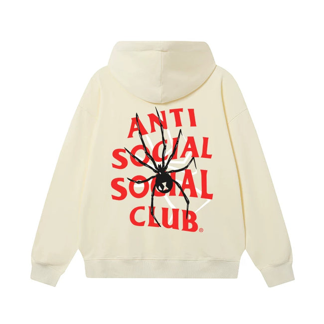 ANTI SOCIAL SOCIAL CLUB ASSC Basic Reflective Chinese Loong Print Autumn Winter Hoodie (22) Hover Image