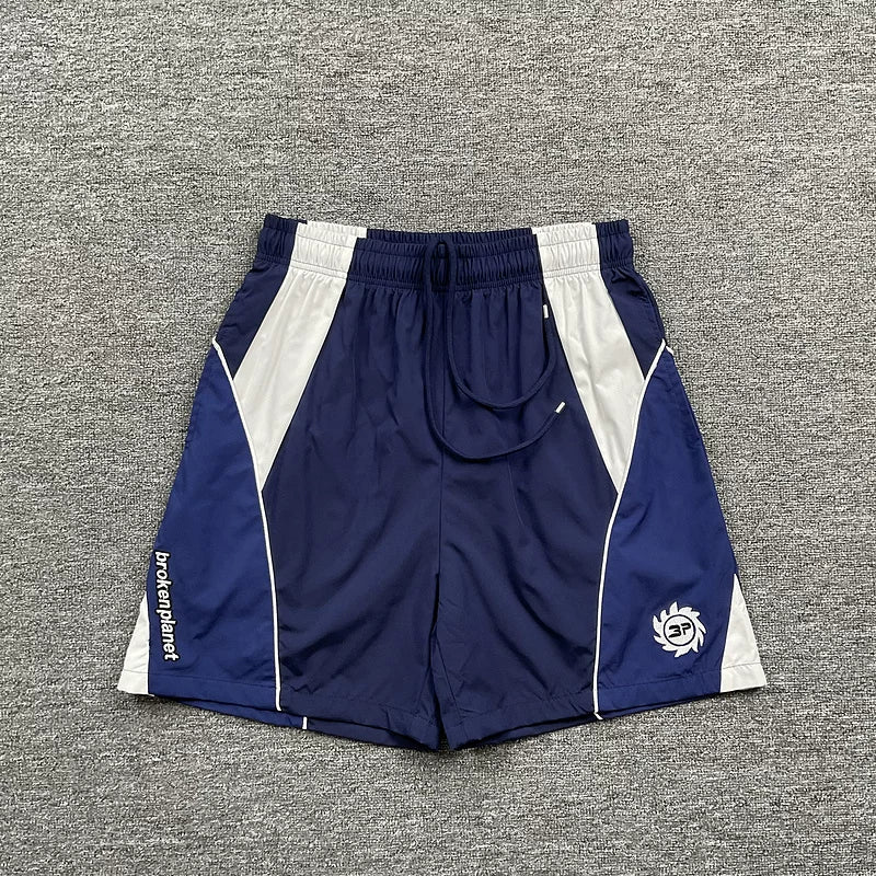Broken Planet Retro Panel Shorts - 4 Colors Available