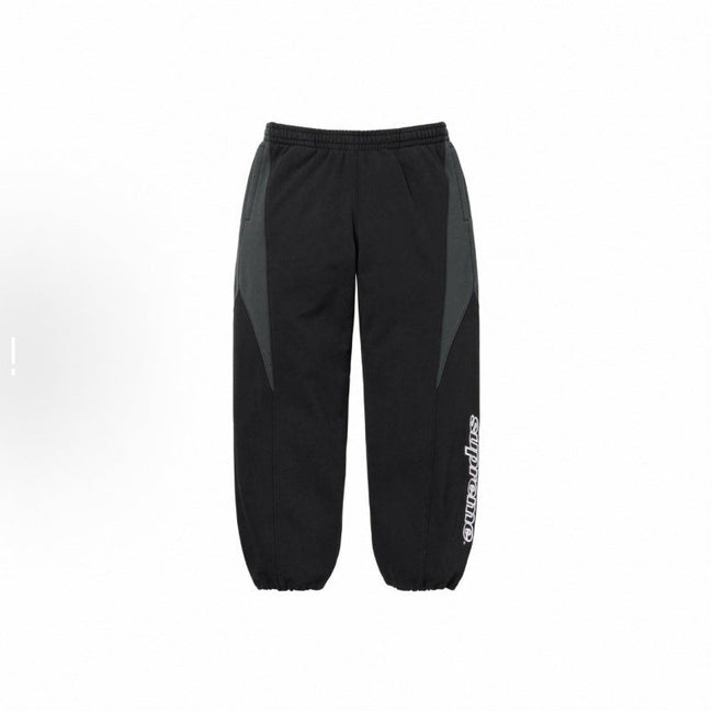 Supreme Vertical Logo Sweatpant - Black / Charcoal Hover Image