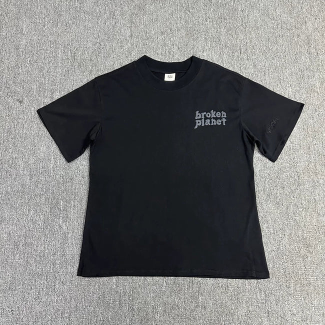 Broken Planet Minimal Logo T-Shirt - Black Hover Image