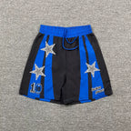 Broken Planet Star Graphic Vertical Stripe Basketball Shorts (4 Colors)