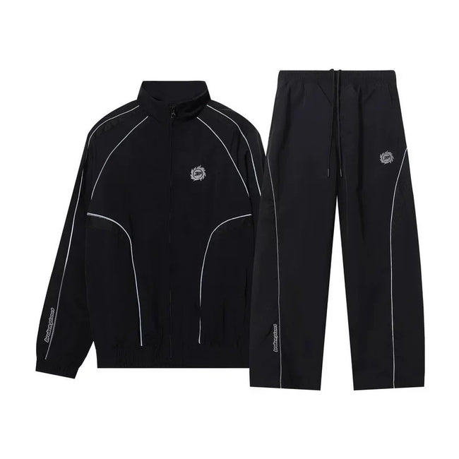 Broken Planet 3M Reflective Tracksuit Set - Black Hover Image