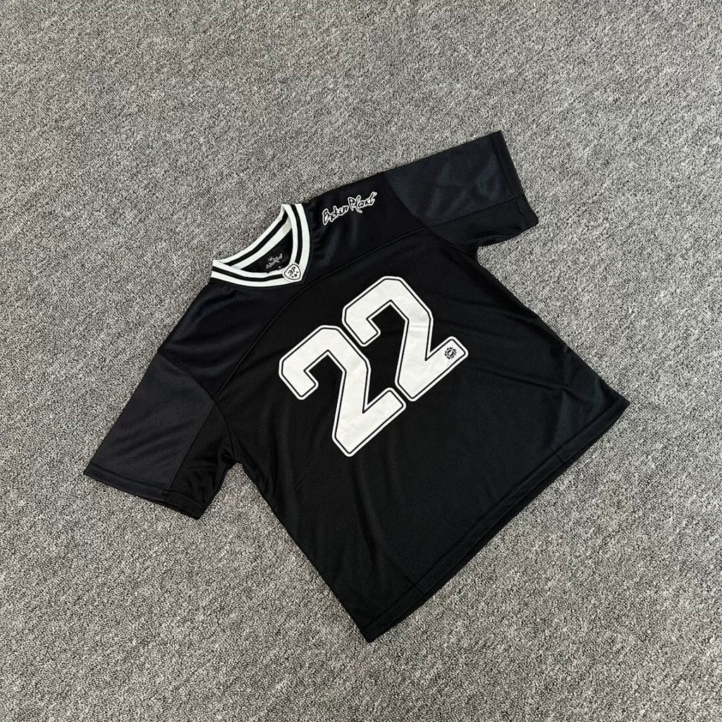 Broken Planet Number 22 Mesh Football Jersey