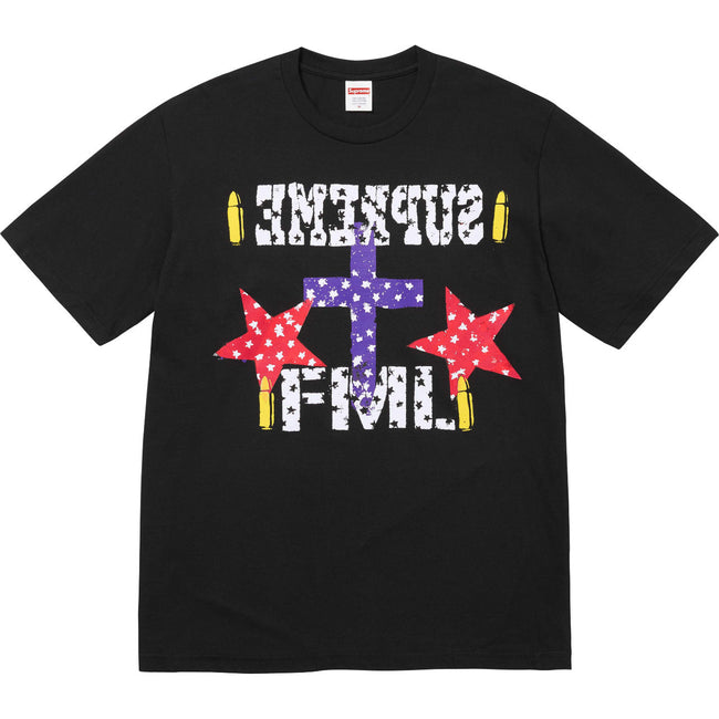 Supreme Graphic T-Shirt - Black Hover Image