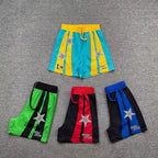 Broken Planet Star Graphic Vertical Stripe Basketball Shorts (4 Colors)